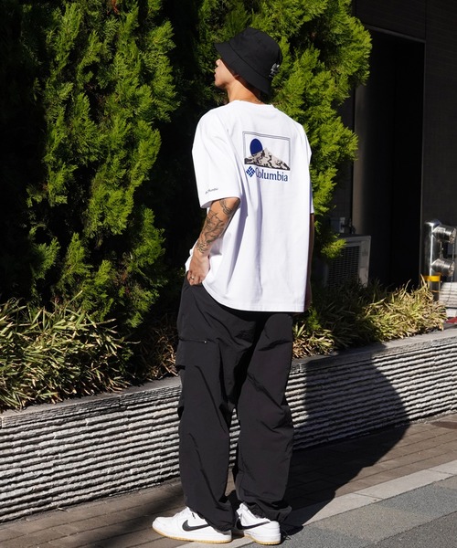 Columbia（コロンビア）の「【ムラサキスポーツ限定】columbia/コロンビア 半袖Tシャツ 水陸両用/ユーティリティー UVケア バックプリント PM0941（Tシャツ/カットソー・メンズ・ブラック系その他/ホワイト系その他/ブラック/ホワイト/グリーン/グレー/グリーン系その他/グレー系その他・M/XL/L）」の22枚目の写真