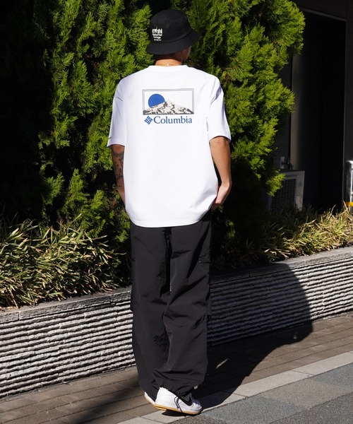 Columbia（コロンビア）の「【ムラサキスポーツ限定】columbia/コロンビア 半袖Tシャツ 水陸両用/ユーティリティー UVケア バックプリント PM0941（Tシャツ/カットソー・メンズ・ブラック系その他/ホワイト系その他/ブラック/ホワイト/グリーン/グレー/グリーン系その他/グレー系その他・M/XL/L）」の21枚目の写真