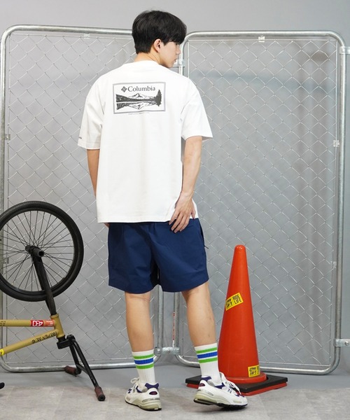 Columbia（コロンビア）の「【ムラサキスポーツ限定】columbia/コロンビア 半袖Tシャツ 水陸両用/ユーティリティー UVケア バックプリント PM0941（Tシャツ/カットソー・メンズ・ブラック系その他/ホワイト系その他/ブラック/ホワイト/グリーン/グレー/グリーン系その他/グレー系その他・M/XL/L）」の12枚目の写真