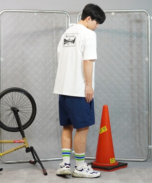 Columbia（コロンビア）の「【ムラサキスポーツ限定】columbia/コロンビア 半袖Tシャツ 水陸両用/ユーティリティー UVケア バックプリント PM0941（Tシャツ/カットソー・メンズ・ブラック系その他/ホワイト系その他/ブラック/ホワイト/グリーン/グレー/グリーン系その他/グレー系その他・M/XL/L）」の13枚目の写真