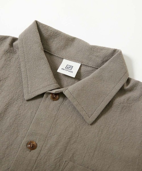 devirock（デビロック）の「半袖 シャツセットアップ（セットアップ・キッズ・グレー系/チャコール/パープル系・160cm/150cm/140cm/130cm/120cm/110cm/100cm）」の18枚目の写真