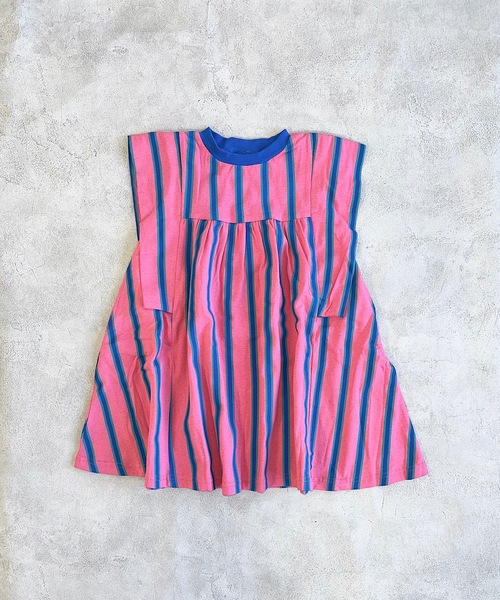 HOGAN RANCH WEAR（ホーガンランチウエア）の「ソウガラスクエアスリーブワンピース（90～130cm）（ワンピース・キッズ・マルチ/チャコール/ピンク・100/110/120/130/90）」の3枚目の写真