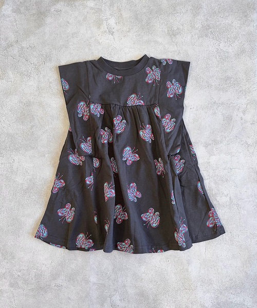 HOGAN RANCH WEAR（ホーガンランチウエア）の「ソウガラスクエアスリーブワンピース（90～130cm）（ワンピース・キッズ・マルチ/チャコール/ピンク・100/110/120/130/90）」の2枚目の写真