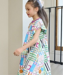 HOGAN RANCH WEAR | ソウガラスクエアスリーブワンピース（90～130cm）(ワンピース)