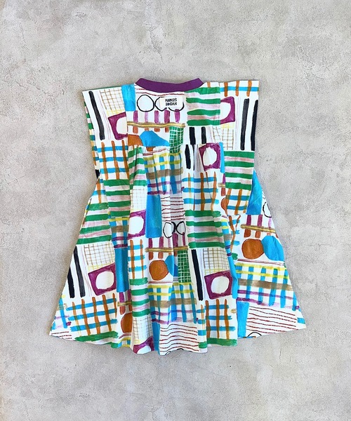 HOGAN RANCH WEAR（ホーガンランチウエア）の「ソウガラスクエアスリーブワンピース（90～130cm）（ワンピース・キッズ・マルチ/チャコール/ピンク・100/110/120/130/90）」の10枚目の写真