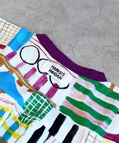 HOGAN RANCH WEAR（ホーガンランチウエア）の「ソウガラスクエアスリーブワンピース（90～130cm）（ワンピース・キッズ・マルチ/チャコール/ピンク・100/110/120/130/90）」の12枚目の写真