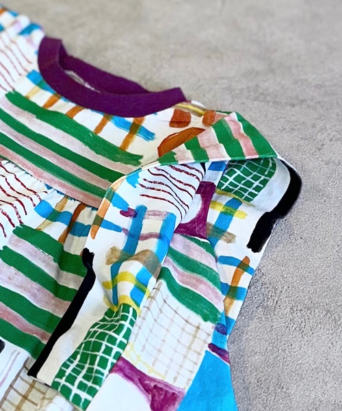 HOGAN RANCH WEAR（ホーガンランチウエア）の「ソウガラスクエアスリーブワンピース（90～130cm）（ワンピース・キッズ・マルチ/チャコール/ピンク・100/110/120/130/90）」の13枚目の写真