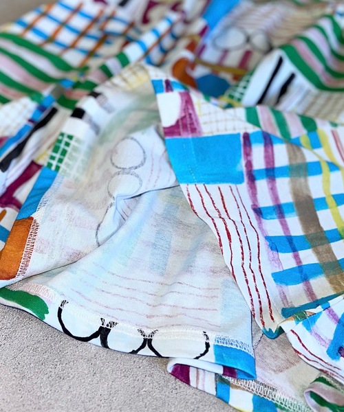 HOGAN RANCH WEAR（ホーガンランチウエア）の「ソウガラスクエアスリーブワンピース（90～130cm）（ワンピース・キッズ・マルチ/チャコール/ピンク・100/110/120/130/90）」の14枚目の写真