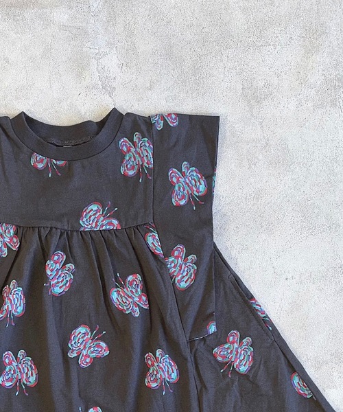 HOGAN RANCH WEAR（ホーガンランチウエア）の「ソウガラスクエアスリーブワンピース（90～130cm）（ワンピース・キッズ・マルチ/チャコール/ピンク・100/110/120/130/90）」の15枚目の写真