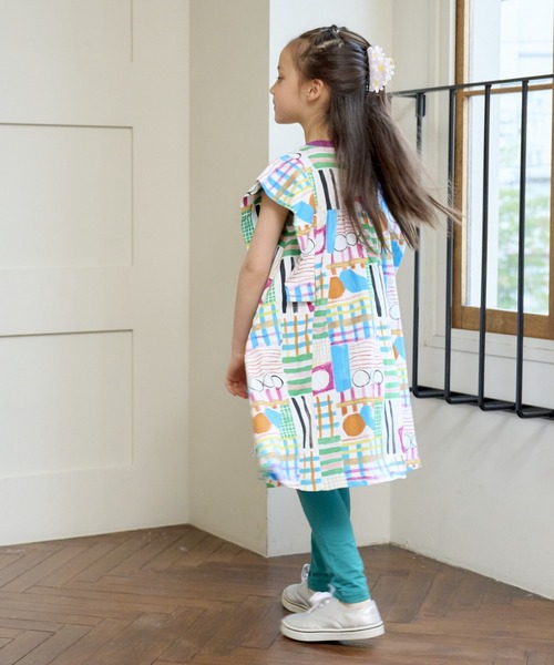 HOGAN RANCH WEAR（ホーガンランチウエア）の「ソウガラスクエアスリーブワンピース（90～130cm）（ワンピース・キッズ・マルチ/チャコール/ピンク・100/110/120/130/90）」の20枚目の写真