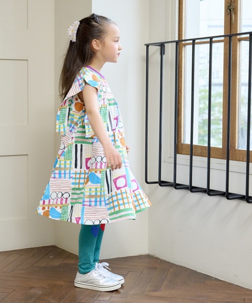 HOGAN RANCH WEAR（ホーガンランチウエア）の「ソウガラスクエアスリーブワンピース（90～130cm）（ワンピース・キッズ・マルチ/チャコール/ピンク・100/110/120/130/90）」の19枚目の写真