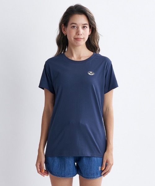 ROXY（ロキシー）の「POWER OF WOMEN/ロキシーシンプルブランドロゴプリントスタンダード半袖カットソー（Tシャツ/カットソー・レディース・ネイビー/パープル/ブラック/ホワイト・SMALL/LARGE/MEDIUM）」の10枚目の写真