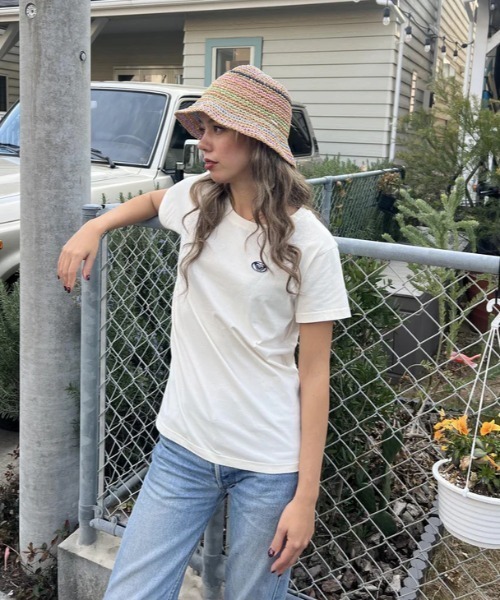 ROXY（ロキシー）の「POWER OF WOMEN/ロキシーシンプルブランドロゴプリントスタンダード半袖カットソー（Tシャツ/カットソー・レディース・ネイビー/パープル/ブラック/ホワイト・SMALL/LARGE/MEDIUM）」の19枚目の写真