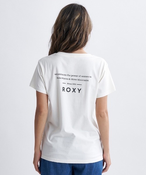 ROXY（ロキシー）の「POWER OF WOMEN/ロキシーシンプルブランドロゴプリントスタンダード半袖カットソー（Tシャツ/カットソー・レディース・ネイビー/パープル/ブラック/ホワイト・SMALL/LARGE/MEDIUM）」の21枚目の写真