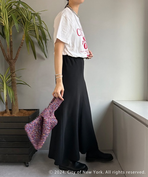 GOOD ROCK SPEED（グッドロックスピード）の「【GOOD ROCK SPEED】《WEB限定》NYC Tee（Tシャツ/カットソー・レディース・ホワイト/チャコールグレー・FREE）」の12枚目の写真