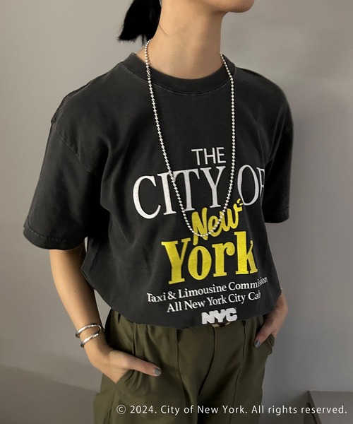 GOOD ROCK SPEED（グッドロックスピード）の「【GOOD ROCK SPEED】《WEB限定》NYC Tee（Tシャツ/カットソー・レディース・ホワイト/チャコールグレー・FREE）」の17枚目の写真