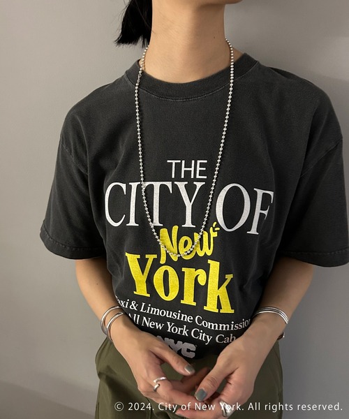 GOOD ROCK SPEED（グッドロックスピード）の「【GOOD ROCK SPEED】《WEB限定》NYC Tee（Tシャツ/カットソー・レディース・ホワイト/チャコールグレー・FREE）」の14枚目の写真