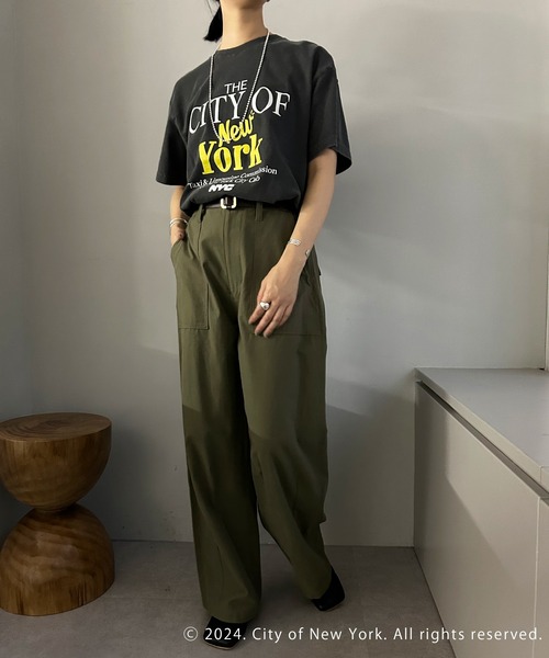 GOOD ROCK SPEED（グッドロックスピード）の「【GOOD ROCK SPEED】《WEB限定》NYC Tee（Tシャツ/カットソー・レディース・ホワイト/チャコールグレー・FREE）」の20枚目の写真