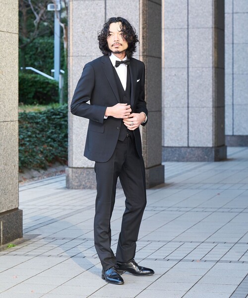 green label relaxing(グリーンレーベルリラクシング)の「REDA トロピカルムジ 5B スーツベスト(スーツベスト・メンズ・ロイヤルブルー/ダークブラウン/ブラック/ネイビー・50/48/42/52/46/44)」の5枚目の写真