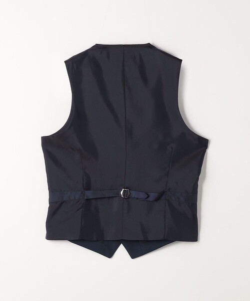 green label relaxing(グリーンレーベルリラクシング)の「REDA トロピカルムジ 5B スーツベスト(スーツベスト・メンズ・ロイヤルブルー/ダークブラウン/ブラック/ネイビー・50/48/42/52/46/44)」の14枚目の写真