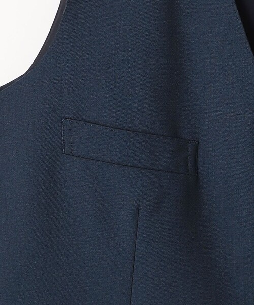 green label relaxing(グリーンレーベルリラクシング)の「REDA トロピカルムジ 5B スーツベスト(スーツベスト・メンズ・ロイヤルブルー/ダークブラウン/ブラック/ネイビー・50/48/42/52/46/44)」の19枚目の写真