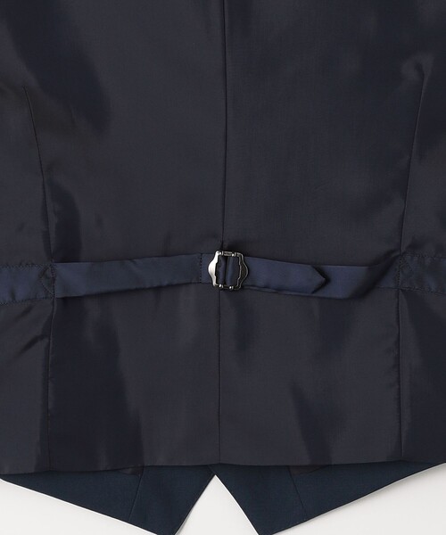 green label relaxing(グリーンレーベルリラクシング)の「REDA トロピカルムジ 5B スーツベスト(スーツベスト・メンズ・ロイヤルブルー/ダークブラウン/ブラック/ネイビー・50/48/42/52/46/44)」の20枚目の写真