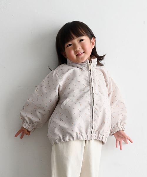 PUPPAPUPO(プッパプーポ)の「ウィンドブレーカー 撥水加工(ナイロンジャケット・キッズ・ミント/アイボリー/ピンク系その他/ブルー/ピンク/ライトカーキ/グレイッシュベージュ/ピンク系その他2・120/110/100/90/80/130)」の8枚目の写真