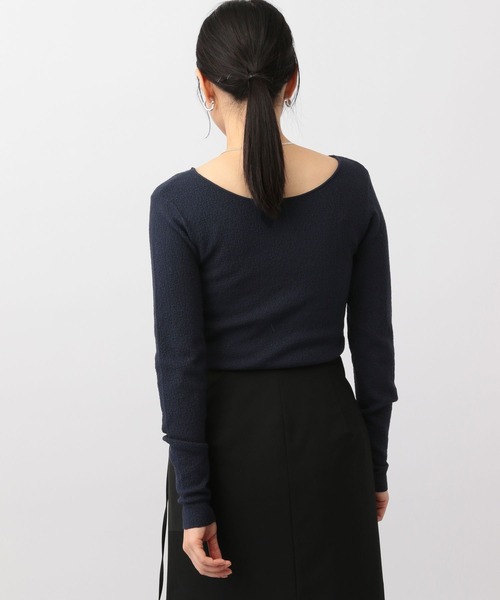 A part by（アパートバイ）の「バレリーナニットプルオーバー（ニット/セーター・レディース・グレー/アイボリー/ネイビー・FREE）」の13枚目の写真