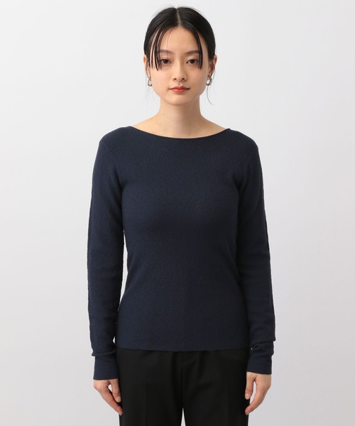 A part by（アパートバイ）の「バレリーナニットプルオーバー（ニット/セーター・レディース・グレー/アイボリー/ネイビー・FREE）」の14枚目の写真