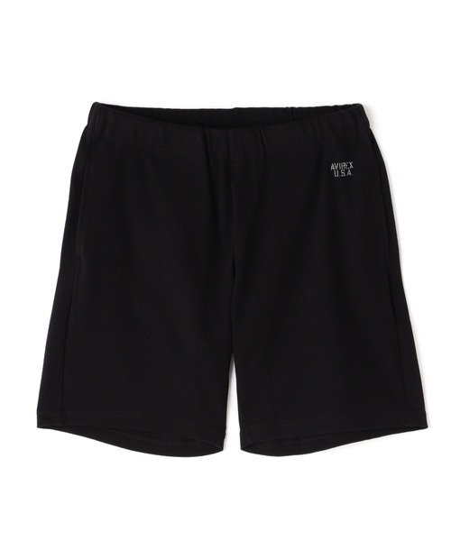 AVIREX（アヴィレックス）の「《DAILY/デイリー》リブ ショーツ / RIB SHORTS / AVIREX / アヴィレックス（その他パンツ・メンズ・ブラック/チャコールグレー/グレー・L/M/XL）」の2枚目の写真