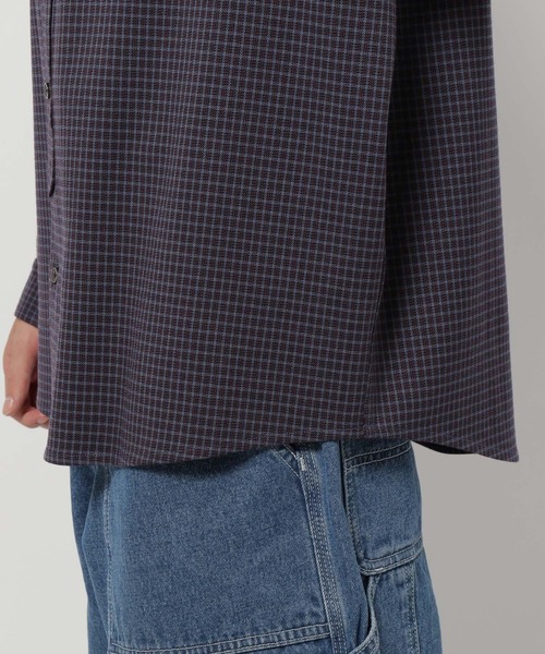 niko and...(ニコアンド)の「レトロチェックCPOシャツ(シャツ/ブラウス・メンズ・ベージュ/ライトグレー/ネイビー・MEDIUM/LARGE)」の12枚目の写真