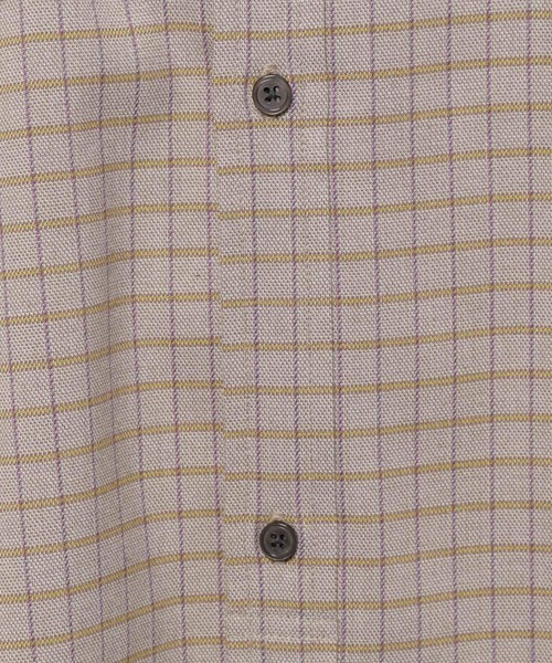 niko and...(ニコアンド)の「レトロチェックCPOシャツ(シャツ/ブラウス・メンズ・ベージュ/ライトグレー/ネイビー・MEDIUM/LARGE)」の15枚目の写真