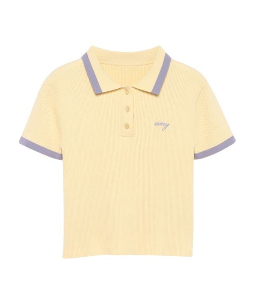 EIMY GOLF（エイミーゴルフ）の「バイカラーニットポロ（Tシャツ