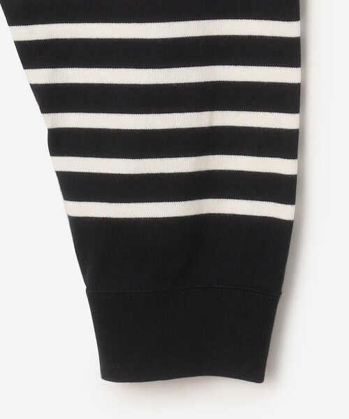 ORCIVAL パネルボーダーカットソーBLACK/OFF WHITEサイズ4 ORCIVAL