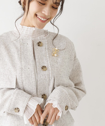 abahouse mavie | カービングパールブローチ(ネックレス)