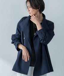 防シワハーフトレンチコート≪洗える≫