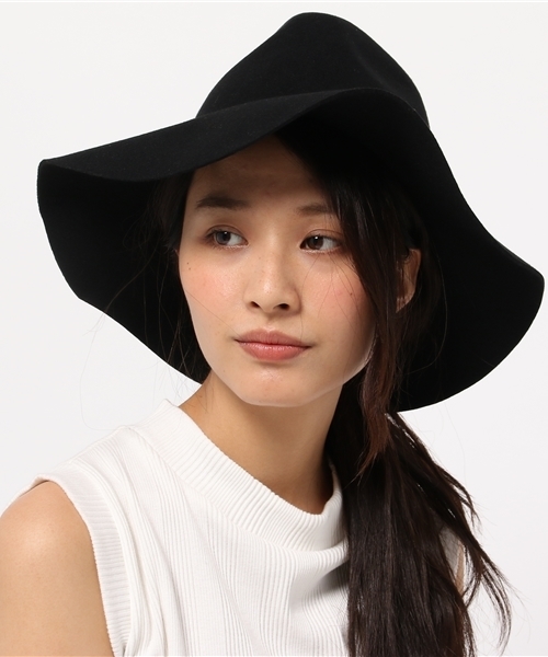 DouDou（ドゥドゥ）の「【DouDou】フェルトハット（ハット・レディース・オレンジ/キャメル/ダークブラウン/ブラック・FREE）」の9枚目の写真