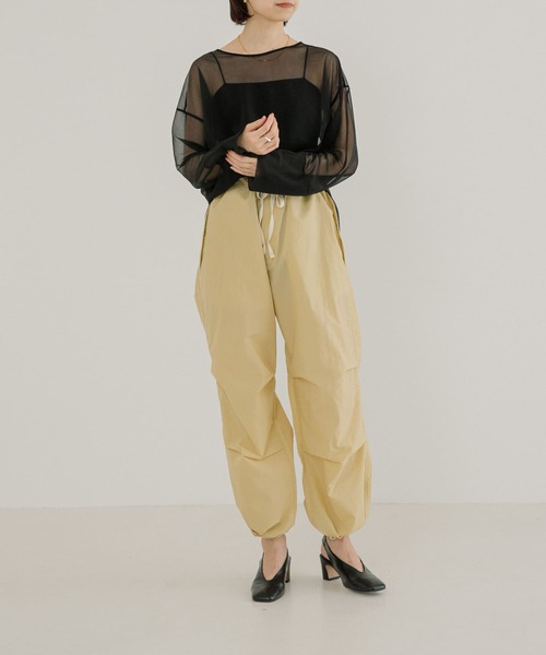 Lee（リー）の「『別注』Lee×URBAN RESEARCH　パラシュートパンツ（その他パンツ・レディース・グレー系その他/ライトベージュ/チャコールグレー・SMALL/MEDIUM）」の14枚目の写真