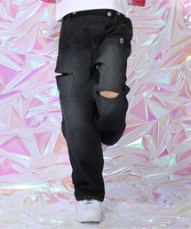 BABYDOLL（ベビードール）の「クラッシュフレア デニム パンツ 9164K（デニムパンツ・キッズ）」