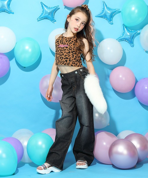 BABYDOLL(ベビードール)の「クラッシュフレア デニム パンツ 9164K(デニムパンツ・キッズ・ブルー/ブラック・100cm/110cm/120cm/130cm/140cm)」の15枚目の写真