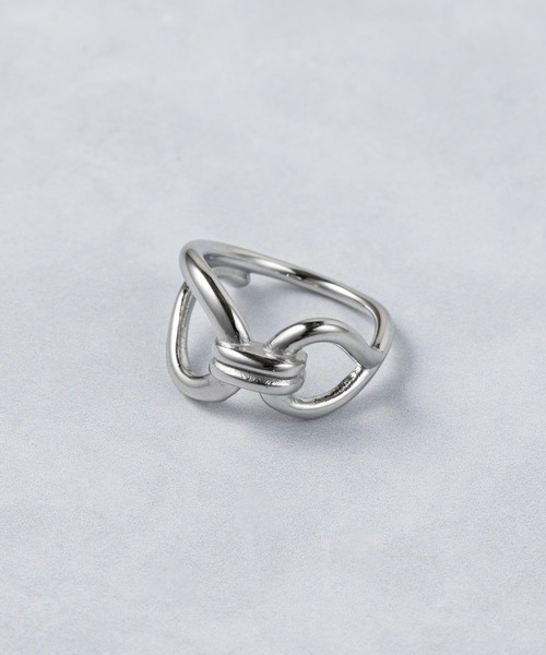 COLONY 2139（コロニートゥーワンスリーナイン）の「ループラインノットステンレスリング（リング・レディース・シルバー/ゴールド・FREE）」の4枚目の写真