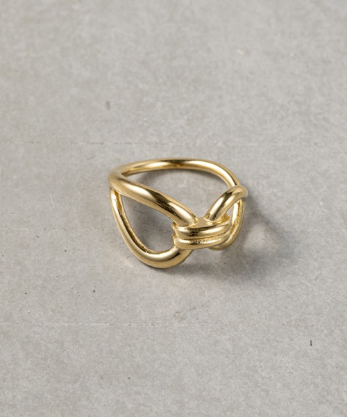 COLONY 2139（コロニートゥーワンスリーナイン）の「ループラインノットステンレスリング（リング・レディース・シルバー/ゴールド・FREE）」の5枚目の写真