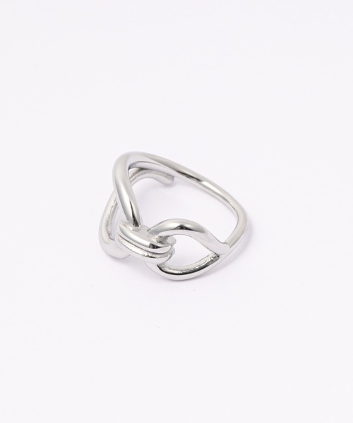 COLONY 2139（コロニートゥーワンスリーナイン）の「ループラインノットステンレスリング（リング・レディース・シルバー/ゴールド・FREE）」の7枚目の写真