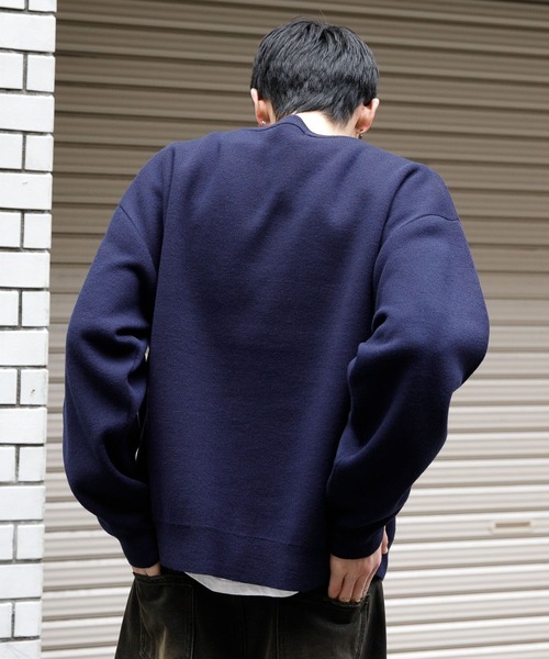 ALAND（エーランド）の「【UNISEX】ALAND／Alogoニットクルーネック2 2105520（ニット/セーター・レディース・グリーン/ネイビー/アイボリー・MEDIUM/LARGE）」の11枚目の写真