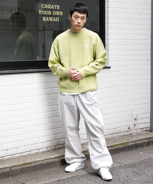 ALAND（エーランド）の「【UNISEX】ALAND／Alogoニットクルーネック2 2105520（ニット/セーター・レディース・グリーン/ネイビー/アイボリー・MEDIUM/LARGE）」の12枚目の写真