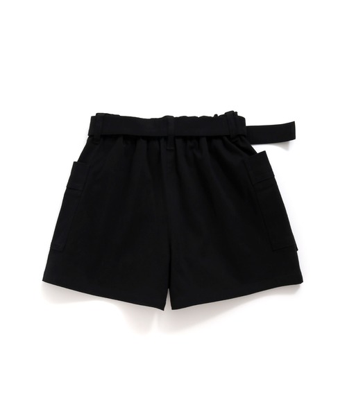 JENNI love(ジェニィラブ)の「ベルト付きカーゴキュロット(カーゴパンツ・キッズ・ブラック/カーキ/ベージュ・130cm/140cm/150cm/160cm)」の14枚目の写真