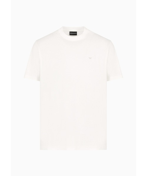 EMPORIO ARMANI（エンポリオアルマーニ）の「【エンポリオ アルマーニ】トラベルエッセンシャル Tシャツ シルケットジャージー（Tシャツ/カットソー・メンズ・ネイビー/グレー/オフホワイト・X-LARGE/SMALL/MEDIUM/LARGE/XX-LARGE/X-SMALL）」の19枚目の写真