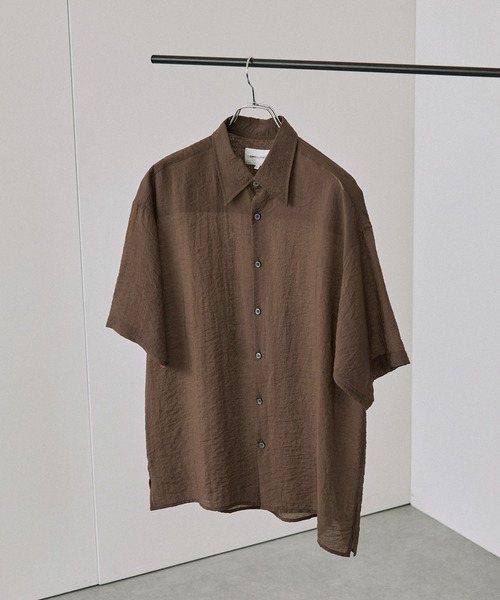 EMMA CLOTHES（エマクローズ）の「シアーS/Sルーズシャツ EMMA