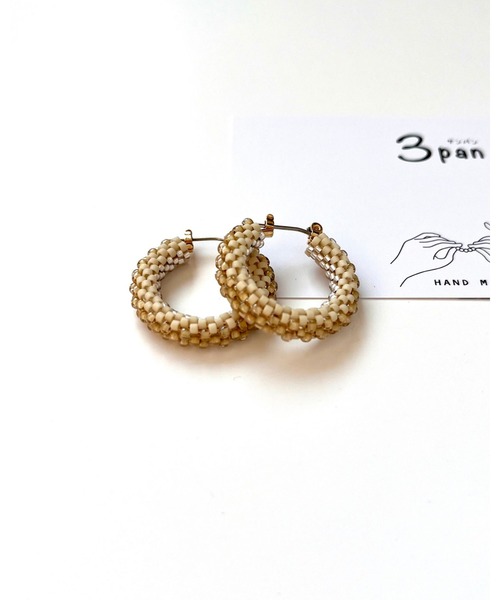 tone(トーン)の「【3pan】フープピアス(MA)(ピアス(両耳用)・レディース・アイボリー/ネイビー/レッド/グリーン/ブラウン・FREE)」の14枚目の写真