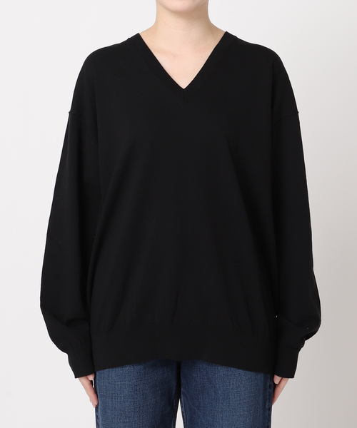 plage（プラージュ）の「Hight Twist Fine V ニット（ニット